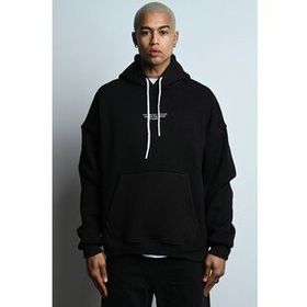 Tshirthane Oversize Kapşonlu Kanguru Cepli İçi Polarlı 3 İplik Erkek Sweatshirt