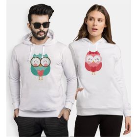 Tshirthane Owl Baykuş 2'li Sevgili Sweatshirt