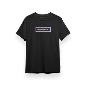 Tshirthane P17209S9064 Mamamoo Logo Siyah Kısa Kol Erkek T-shirt