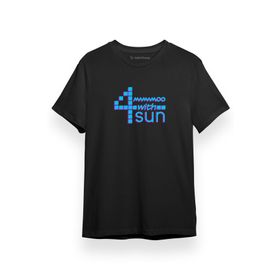 Tshirthane P17211S4343 Mamamoo 4 With Sun Siyah Kısa Kol Erkek T-shirt