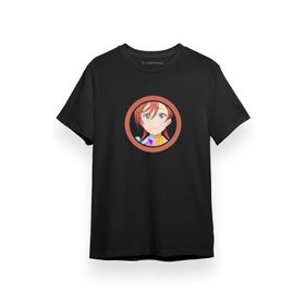 Tshirthane P17214S1176 Love Live Anime Superstar Circle Orange Siyah Kısa Kol Erkek T-shirt