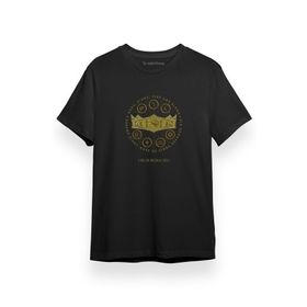 Tshirthane P17250S1319 Got House Forrester Siyah Kısa Kol Erkek T-shirt