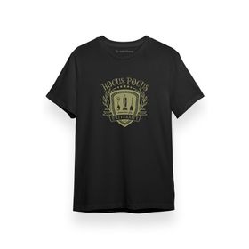 Tshirthane P17253S310 Hocus Pocus University Siyah Kısa Kol Erkek T-shirt