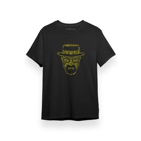 Tshirthane P17255S6390 Heisenberg Yellow Essential Siyah Kısa Kol Erkek T-shirt
