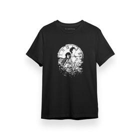 Tshirthane P17294S8214 Kısa Kol Siyah Erkek T-shirt