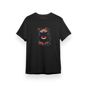 Tshirthane P17304S4462 Kaiju Siyah Kısa Kol Erkek T-shirt