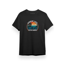 Tshirthane P17308S4771 Kısa Kol Siyah Erkek T-shirt