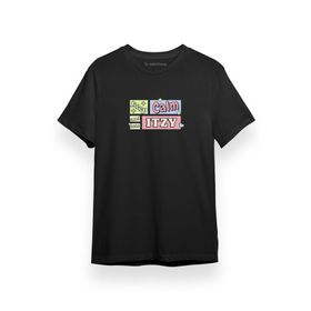 Tshirthane P17310S9829 Kısa Kol Siyah Erkek T-shirt