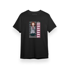 Tshirthane P17312S1411 My Hero Academia Uravity Ochaco Uraraka Art Siyah Erkek T-shirt