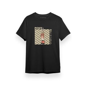 Tshirthane P17315S9316 My Hero Academia Anime Pony Poster Siyah Erkek T-shirt