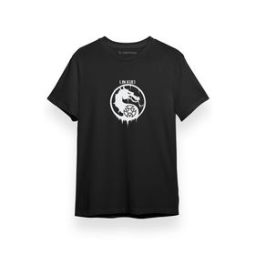 Tshirthane P17324S5322 Mortal Kombat Lin Kuei Clan Logo Siyah Erkek T-shirt