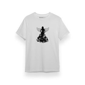 Tshirthane P17409S292 Angel Icon Beyaz Erkek T-shirt