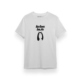 Tshirthane P17478S3253 Guardians of the Galaxy Kick Names Take Ass Kısa Kol Erkek Beyaz T-shirt