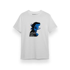 Tshirthane P17507S7123 Cowboy Bebop Spike Like Im Watching A Bad Dream Beyaz Erkek T-shirt