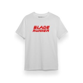 Tshirthane P17528S6148 Blade Runner Logo Beyaz Erkek T-shirt