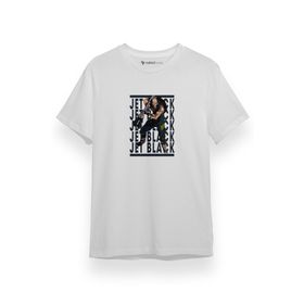 Tshirthane P17561S2672 Cowboy Bebop Action Anime Character Jet Black Beyaz Erkek T-shirt