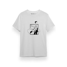 Tshirthane P17572S2046 Kısa Kol Beyaz Erkek T-shirt