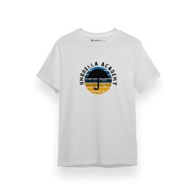Tshirthane P17620S3937 The Umbrella Academy Retro Beyaz Kısa Kol Erkek T-shirt