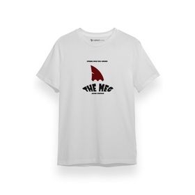 Tshirthane P17629S5902 The Meg Movie Logo Beyaz Kısa Kol Erkek T-shirt