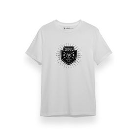 Tshirthane P17739S5331 Fresh Rock Logo Beyaz Erkek T-shirt