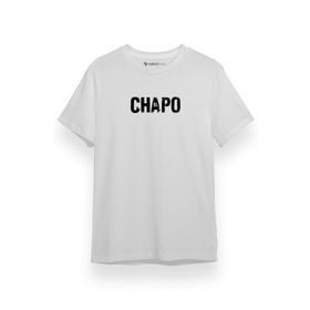 Tshirthane P17746S2871 El Chapo Logo Beyaz Erkek T-shirt