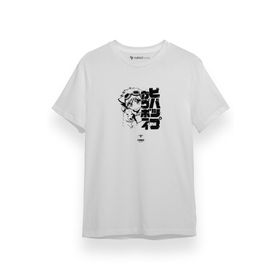 Tshirthane P17765S3528 Cowboy Bebop Vintage Ein And Ed Beyaz Erkek T-shirt
