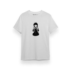 Tshirthane P17777S5107 Clannad Anime Furukawa Nagisa Minimalist Beyaz Erkek T-shirt