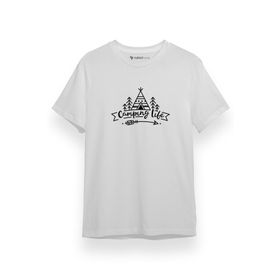 Tshirthane P17787S5047 Kısa Kol Beyaz Erkek T-shirt