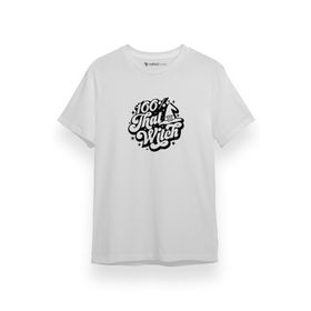 Tshirthane P17797S241 100 Per Cent That Witch Beyaz Kısa Kol Erkek T-shirt