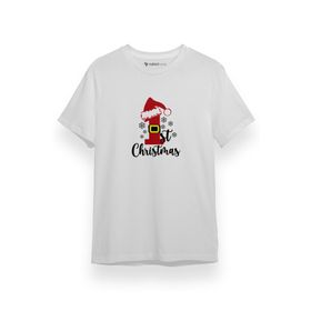 Tshirthane P17799S8760 1st Christmas Beyaz Erkek T-shirt