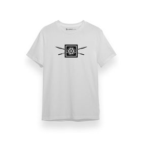 Tshirthane P17863S6058 The Rings of Power Sketch Beyaz Kısa Kol Erkek T-shirt