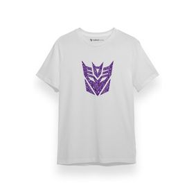 Tshirthane P17921S448 Transformers Decepticons Logo Beyaz Kısa Kol Erkek T-shirt