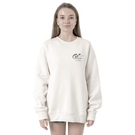 Tshirthane P18994S9953 Gran Turismo Concept Beyaz Kadın Kapüşonlu Sweatshirt