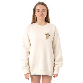 Tshirthane P19069S6929 Ekru Kadın Sweatshirt