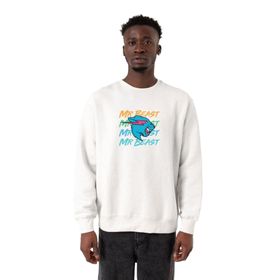 Tshirthane P19152S7932 Beyaz Erkek Sweatshirt