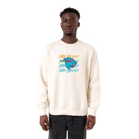 Tshirthane P19153S493 Ekru Erkek Sweatshirt