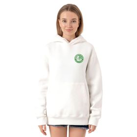 Tshirthane P19390S3579 One Piece Anime Santoryu Style Fast Blue 3ip Kapşonlu Kadın Beyaz Sweatshirt
