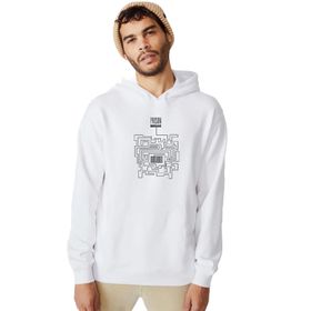 Tshirthane P19539S4487 Beyaz Erkek Sweatshirt