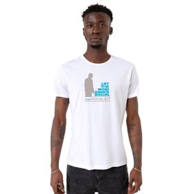 Tshirthane P19822S6809 Bisiklet Yaka Beyaz Erkek T-shirt
