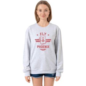 Tshirthane P19955S8282 Top Gun Maverick Fly Like a Phoenix Grimelanj 2ip Kadın Sweatshirt