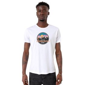 Tshirthane P20148S5441 Bisiklet Yaka Beyaz Erkek T-shirt