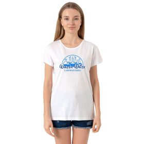 Tshirthane P20290S420 Bisiklet Yaka Beyaz Kadın T-shirt