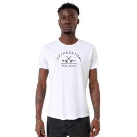 Tshirthane P20340S8150 Bisiklet Yaka Beyaz Erkek T-shirt