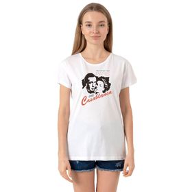 Tshirthane P20461S4718 Bisiklet Yaka Beyaz Kadın T-shirt