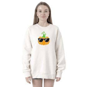 Tshirthane P20627S6977 Cool Pumpkin 2ip Kadın Beyaz Sweatshirt