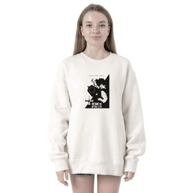 Tshirthane P20706S7104 Cowboy Bebop Spike See You Space Cowboy 2ip Kadın Beyaz Sweatshirt