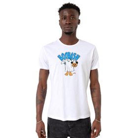 Tshirthane P20979S6434 Bisiklet Yaka Beyaz Erkek T-shirt