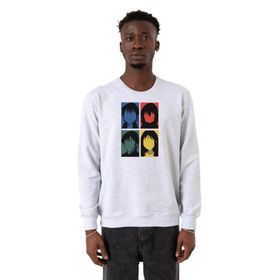 Tshirthane P21009S9809 Erased Anime All Main Character Minimal Colorful Art Karmelanj 2ip Erkek Sweatshirt