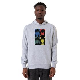 Tshirthane P21014S302 Erased Anime All Main Character Minimal Colorful Art Grimelanj Kapüşonlu 3ip Erkek Sweatshirt