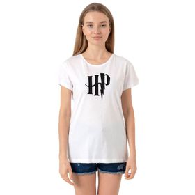 Tshirthane P21454S106 Bisiklet Yaka Beyaz Kadın T-shirt